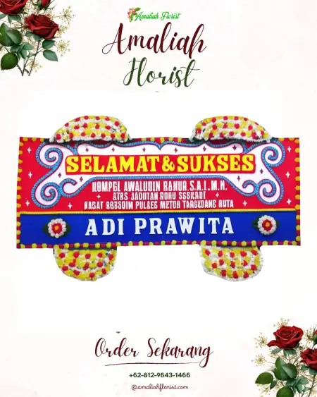 Papan Bunga Ucapan Selamat Pesagi