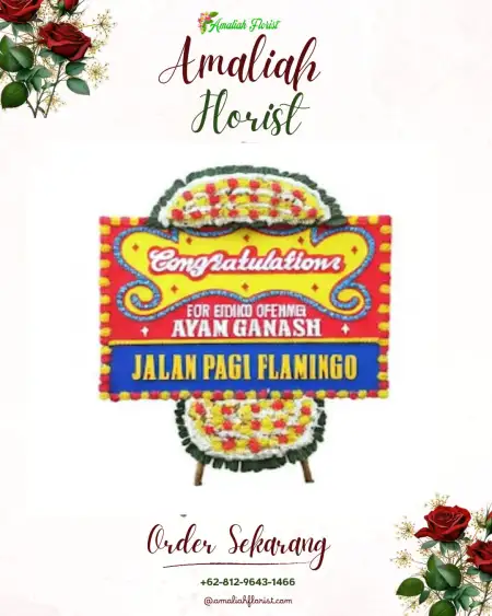 Sewa Papan Bunga Pesagi